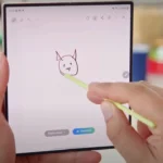 Layar Samsung Galaxy Z Fold6 Unfolded S Pen